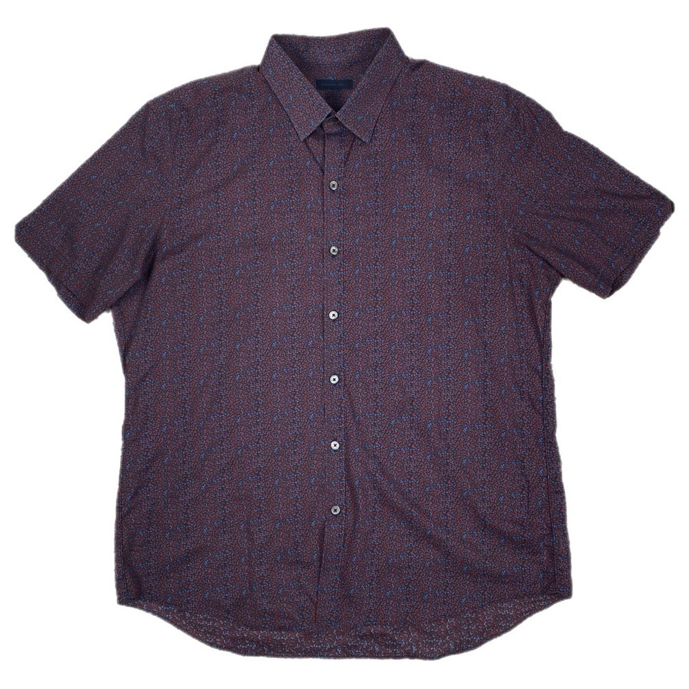 Zachary Prell Merrett Regular Fit Sport Shirt Size‎ XL in Navy